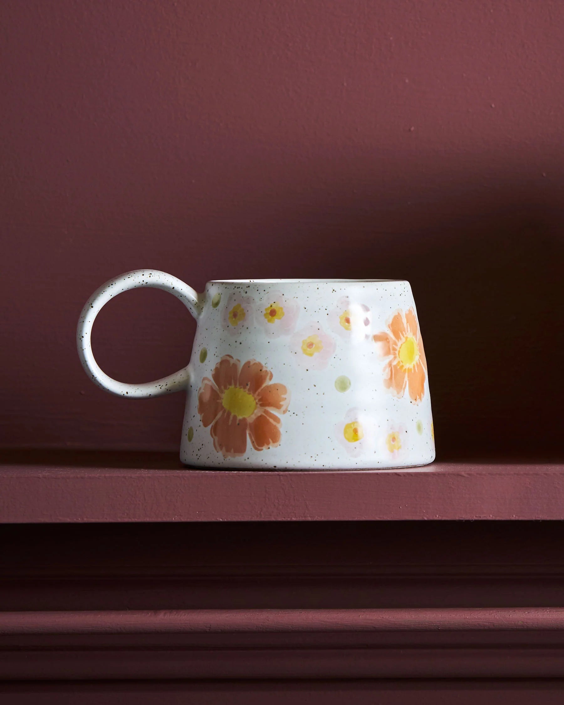 Large Handled Mug / June Flower Garden