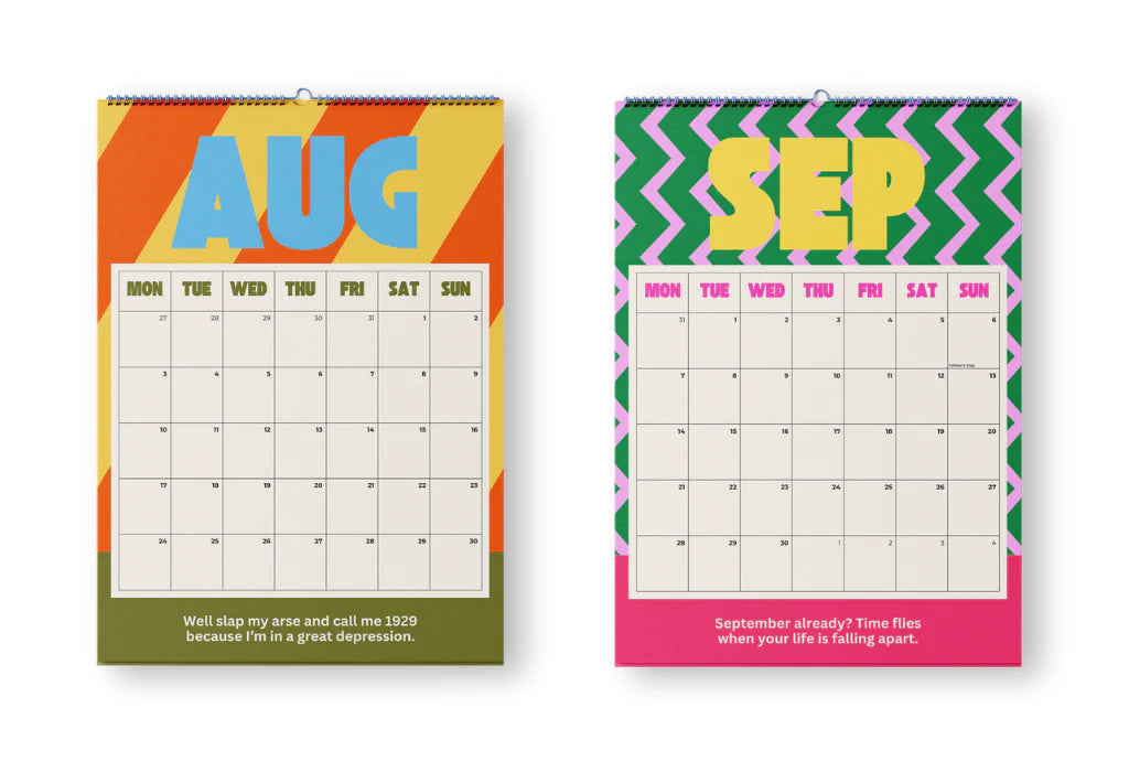 2026 Calendar (Spiral 21cm x 29.7cm)