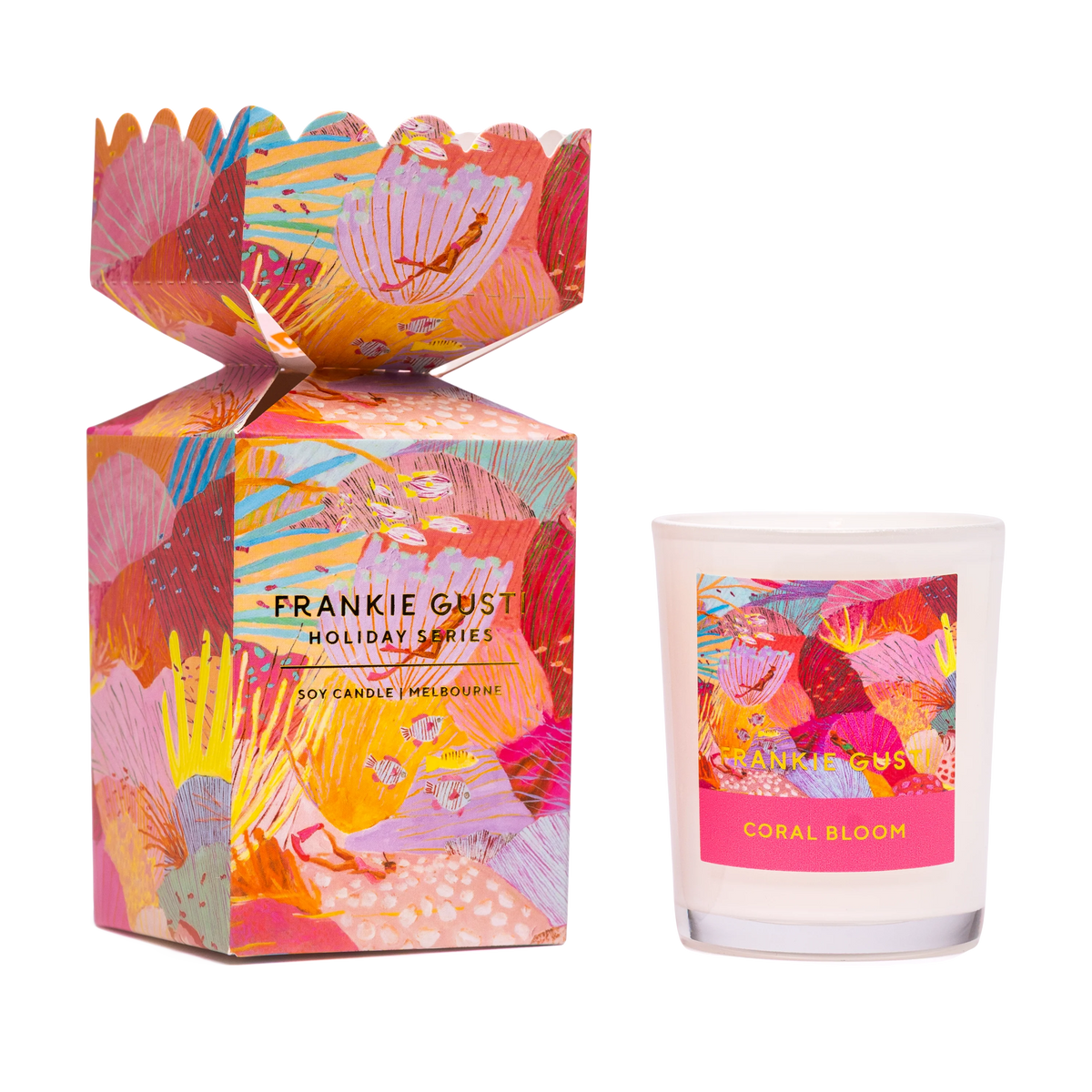 Holiday Series Ornament - Coral Bloom