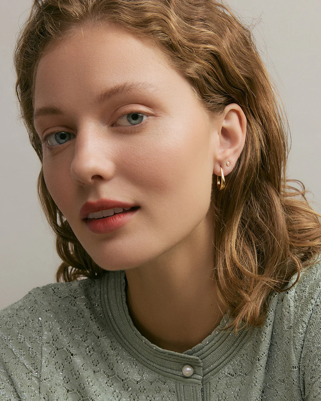 Seren Hoops Earrings - Gold