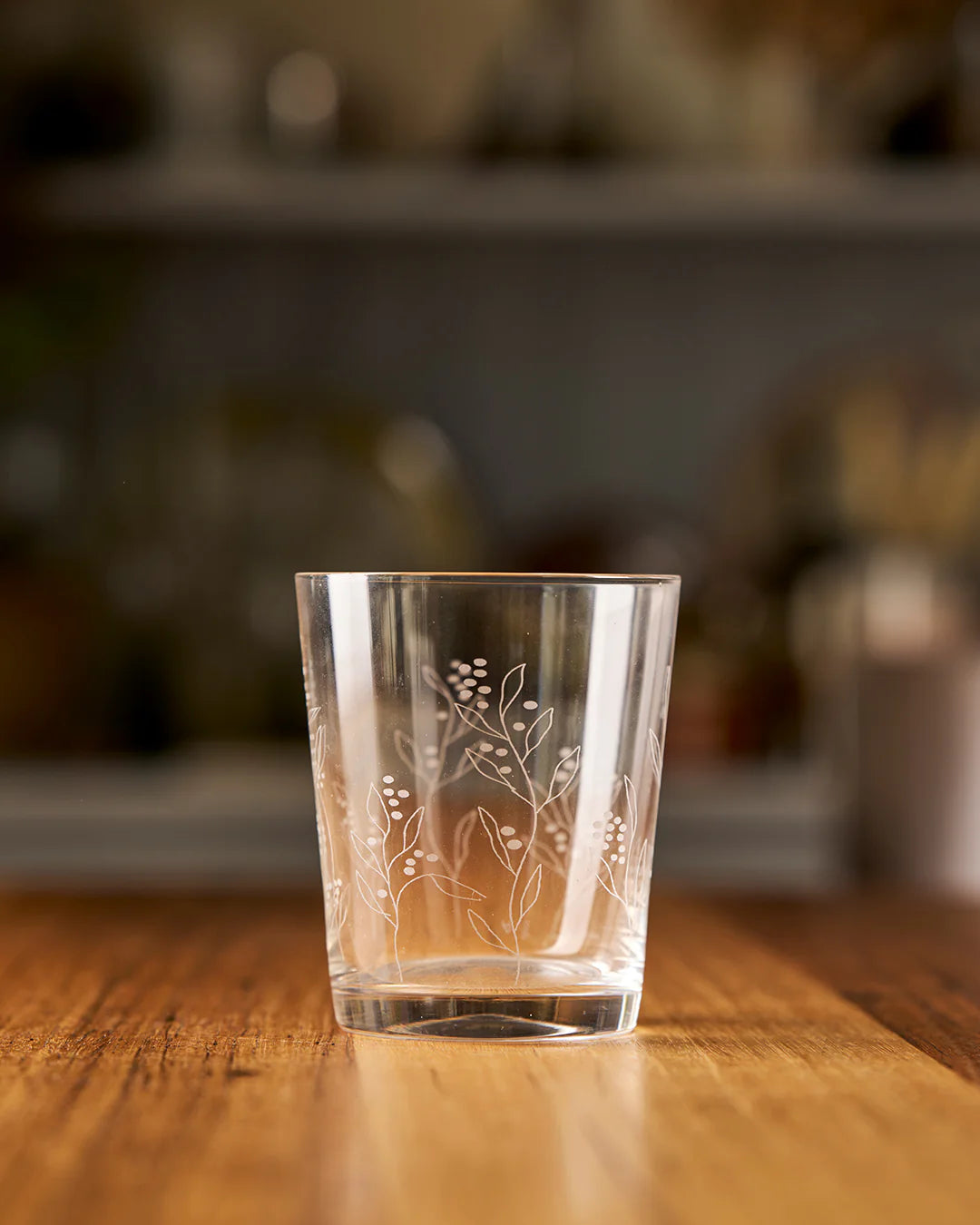Haven Glass Tumbler - Wattle - Roma Gift & Gourmet