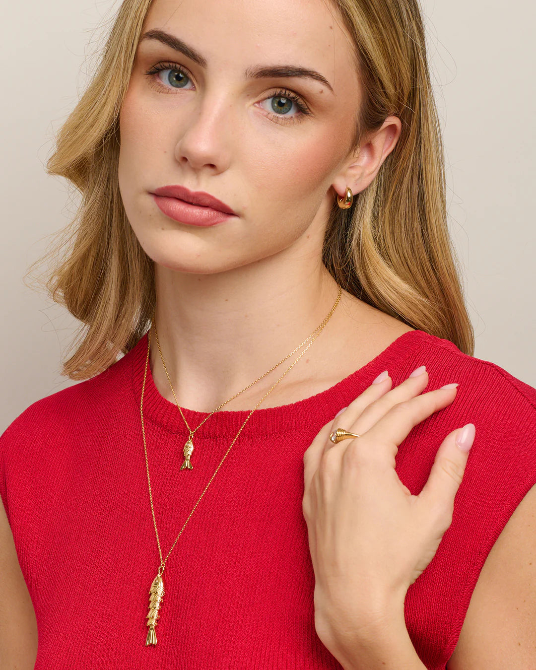 Inessa Necklace - Gold