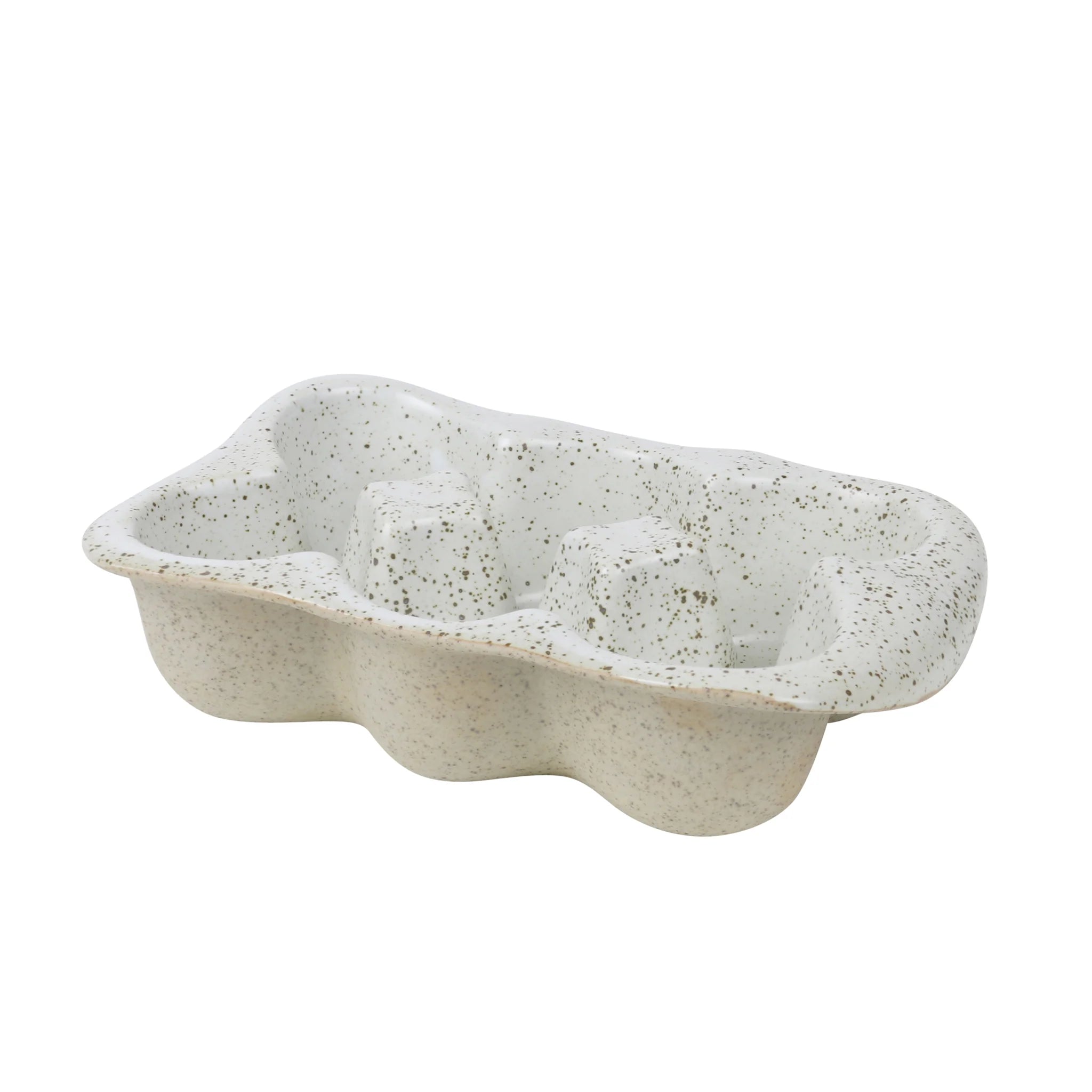 White Garden to Table Egg Crate - Hold 6 - Roma Gift & Gourmet