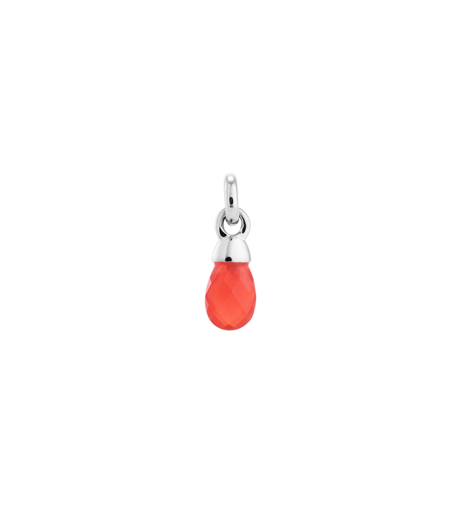Red Agate Gemstone Charm - Roma Gift & Gourmet