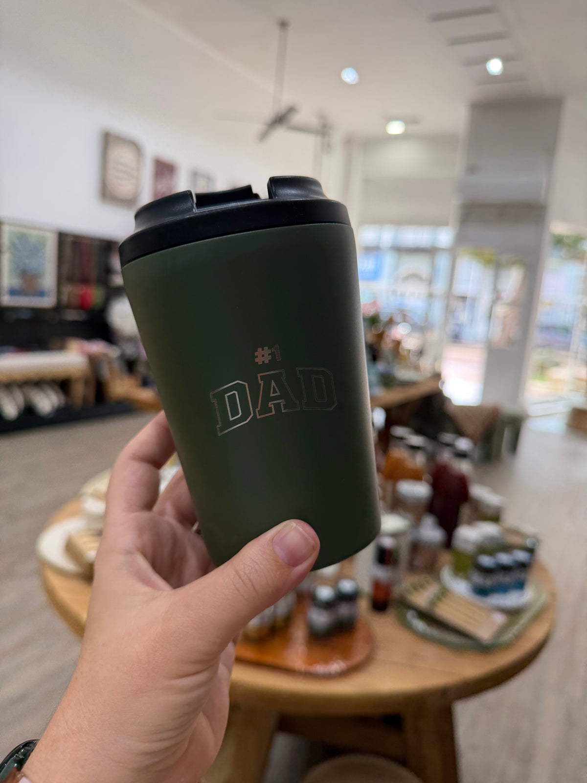 Made By Fressko - Father's Day #1 DAD Camino Ceramic Reusable Cup | 12oz/340ml - Roma Gift & Gourmet