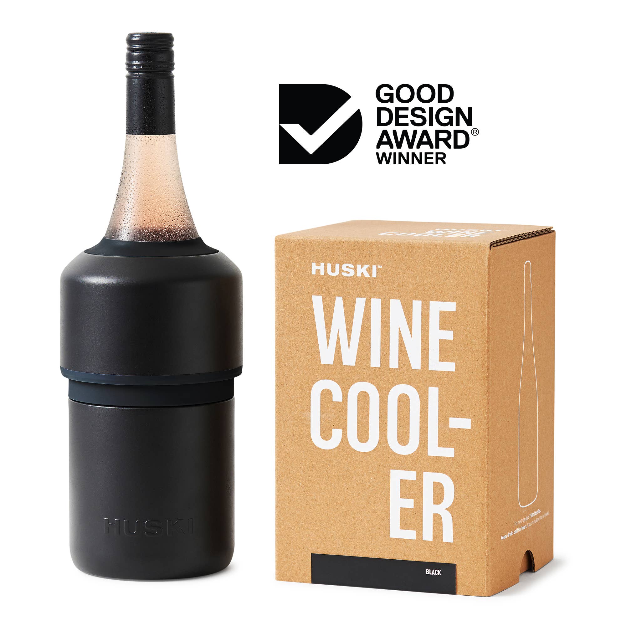 Huski Wine Cooler - Black - Roma Gift & Gourmet
