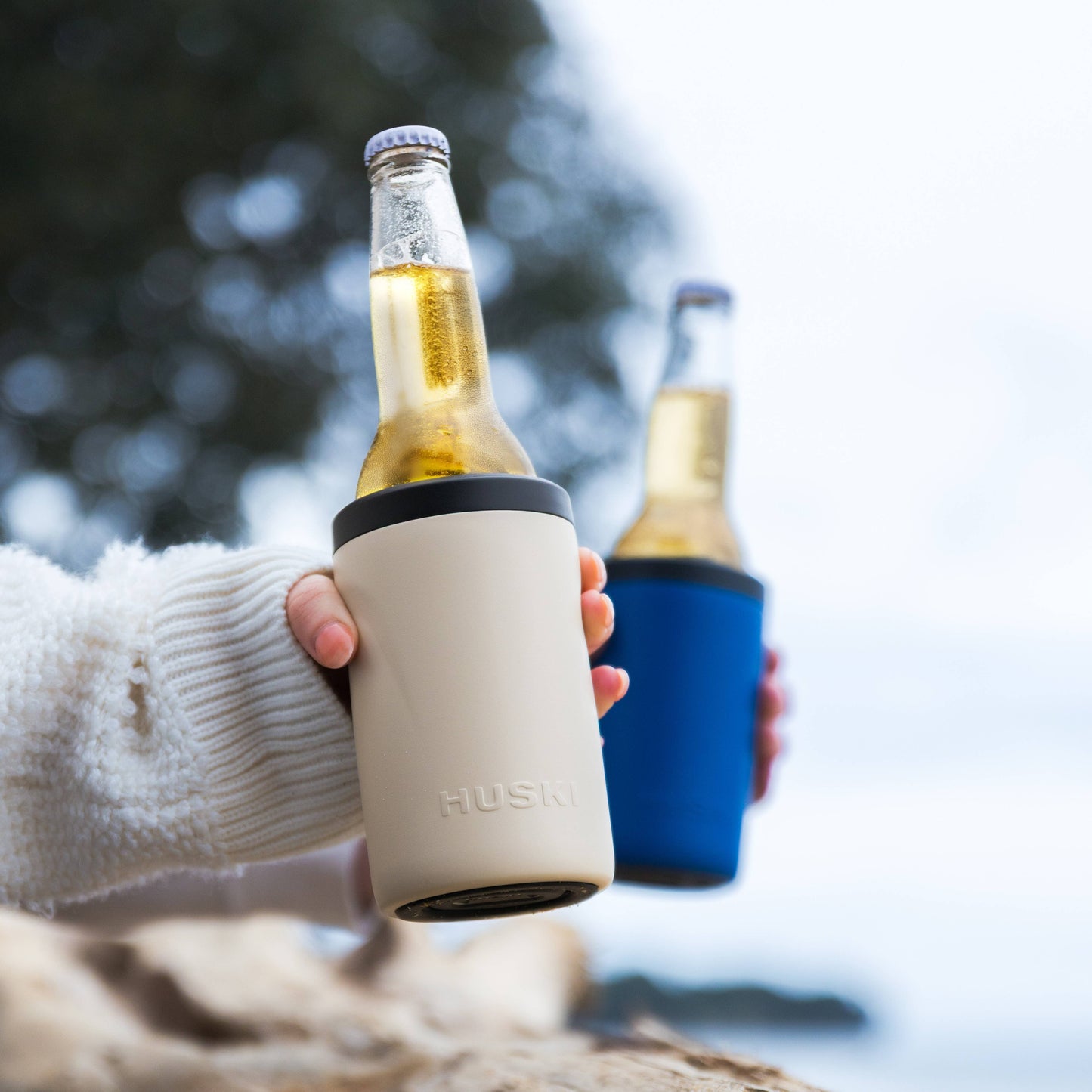 Huski Beer Cooler 2.0 - Sand Beige (Limited Release)