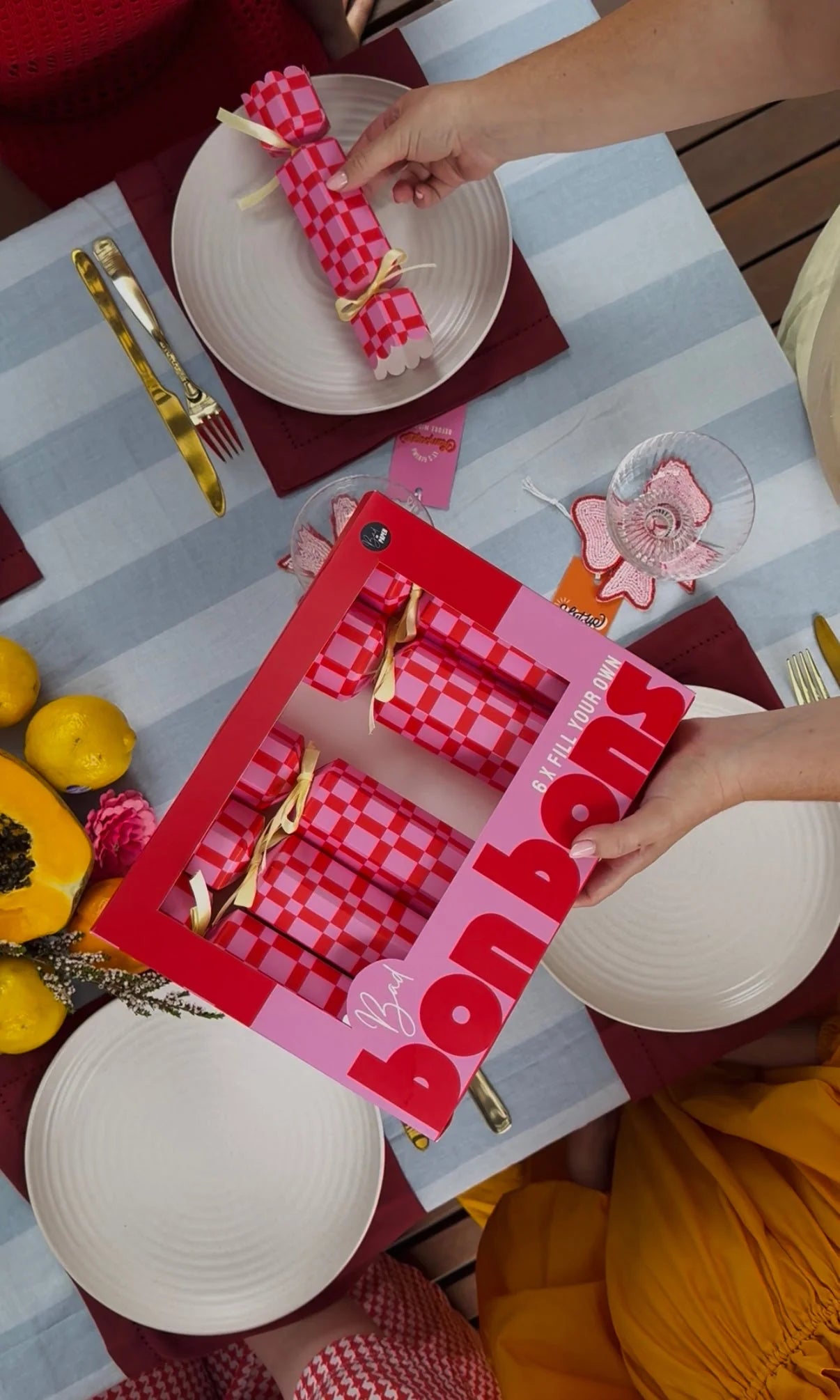 Bon Bons (Red and Pink)