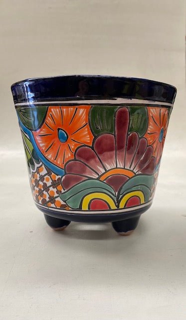 Talavera Planter with Legs 20cm