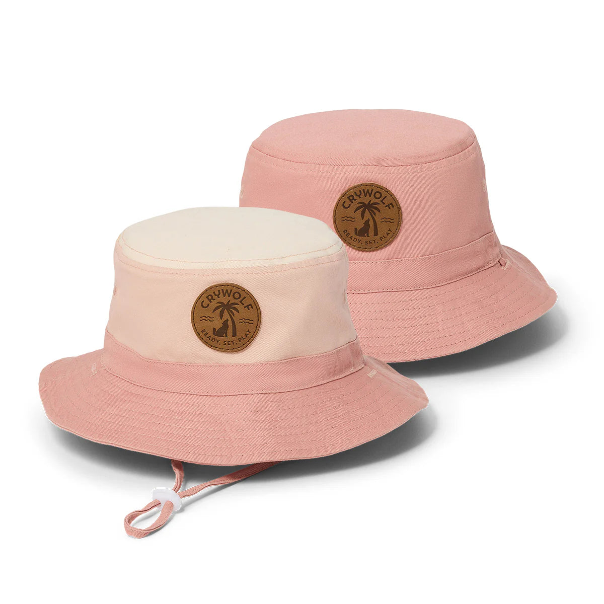 REVERSIBLE BUCKET HAT - Blush Colourblock - Roma Gift & Gourmet