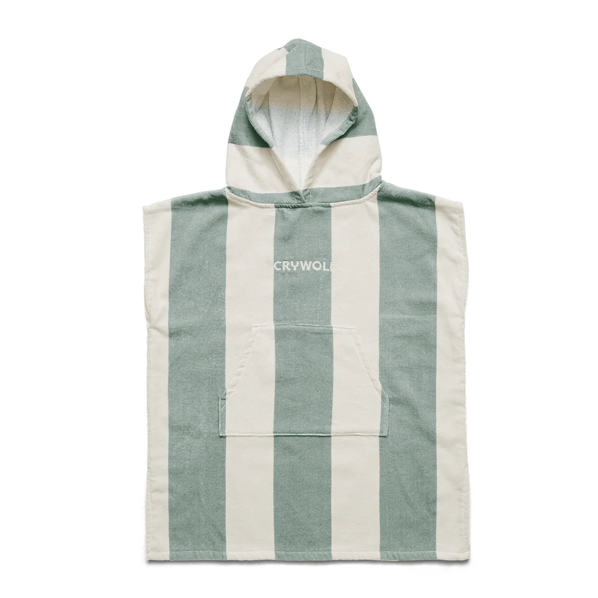 HOODED TOWEL - Moss Stripe - Roma Gift & Gourmet