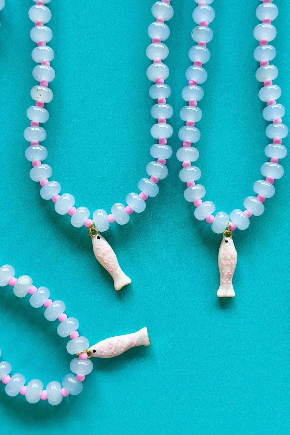Cute Widdle Fishy Gem Necklace