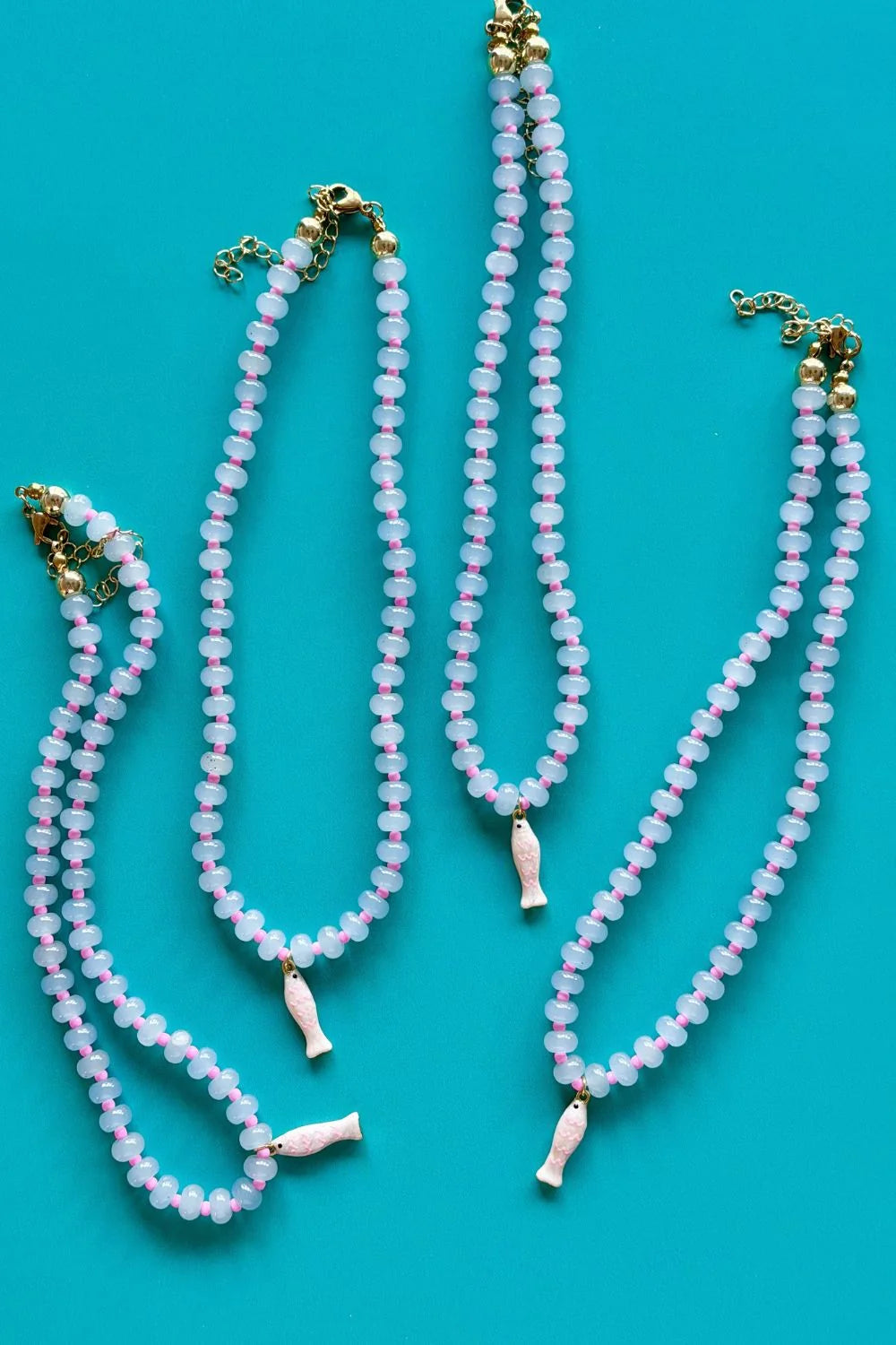Cute Widdle Fishy Gem Necklace