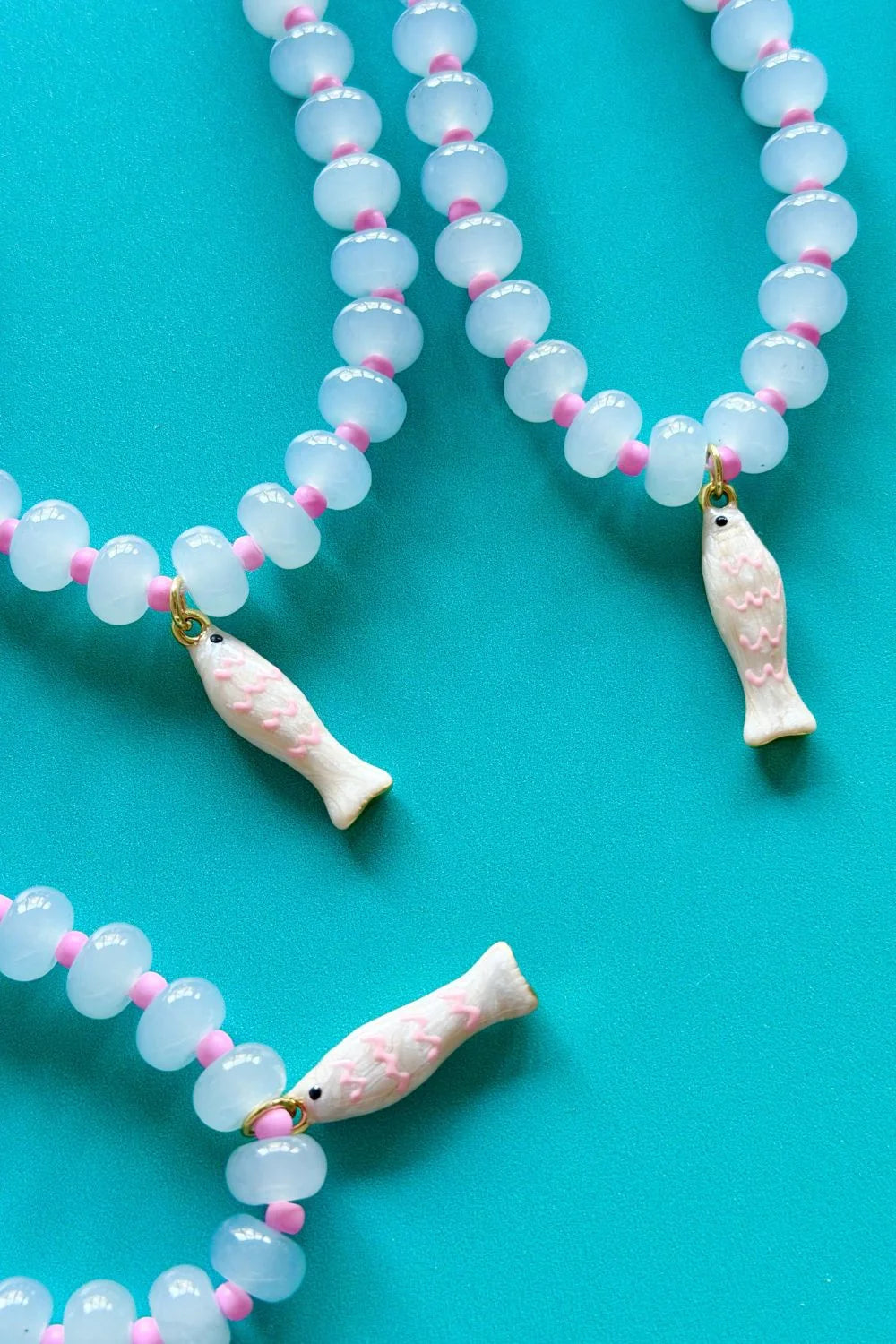Cute Widdle Fishy Gem Necklace