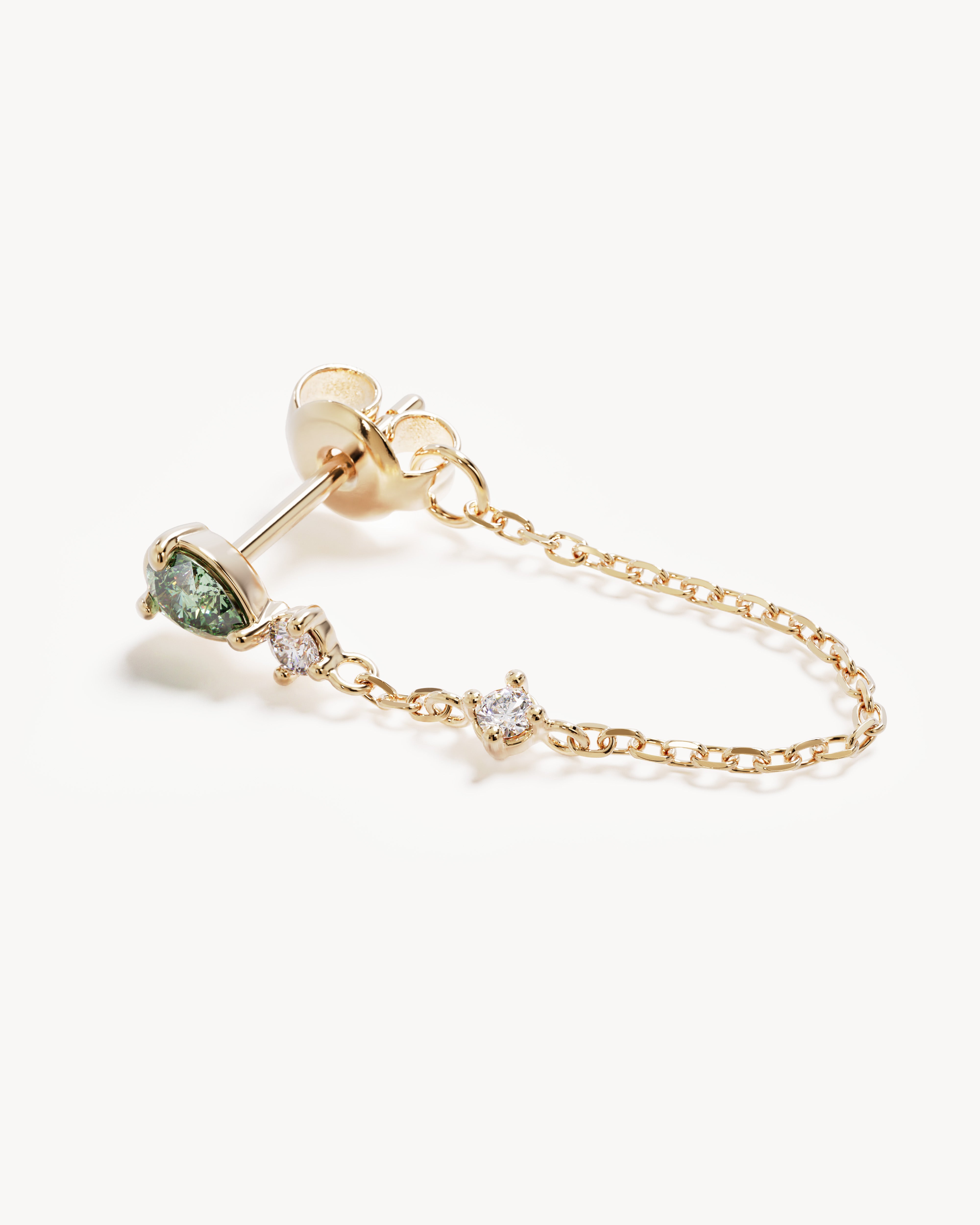 18k Gold Vermeil Aura Chain Earrings