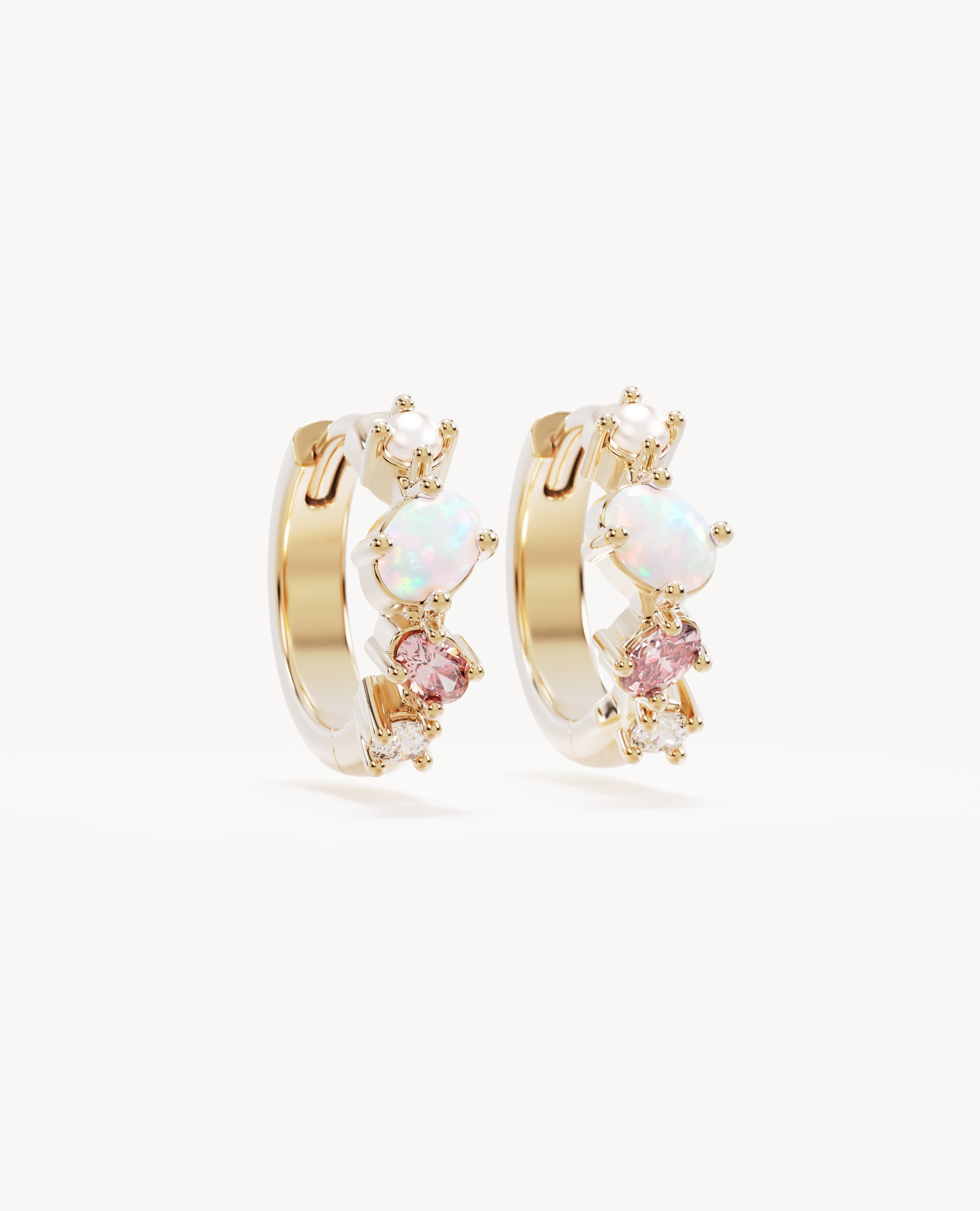 18k Gold Vermeil Cosmic Bloom Hoops
