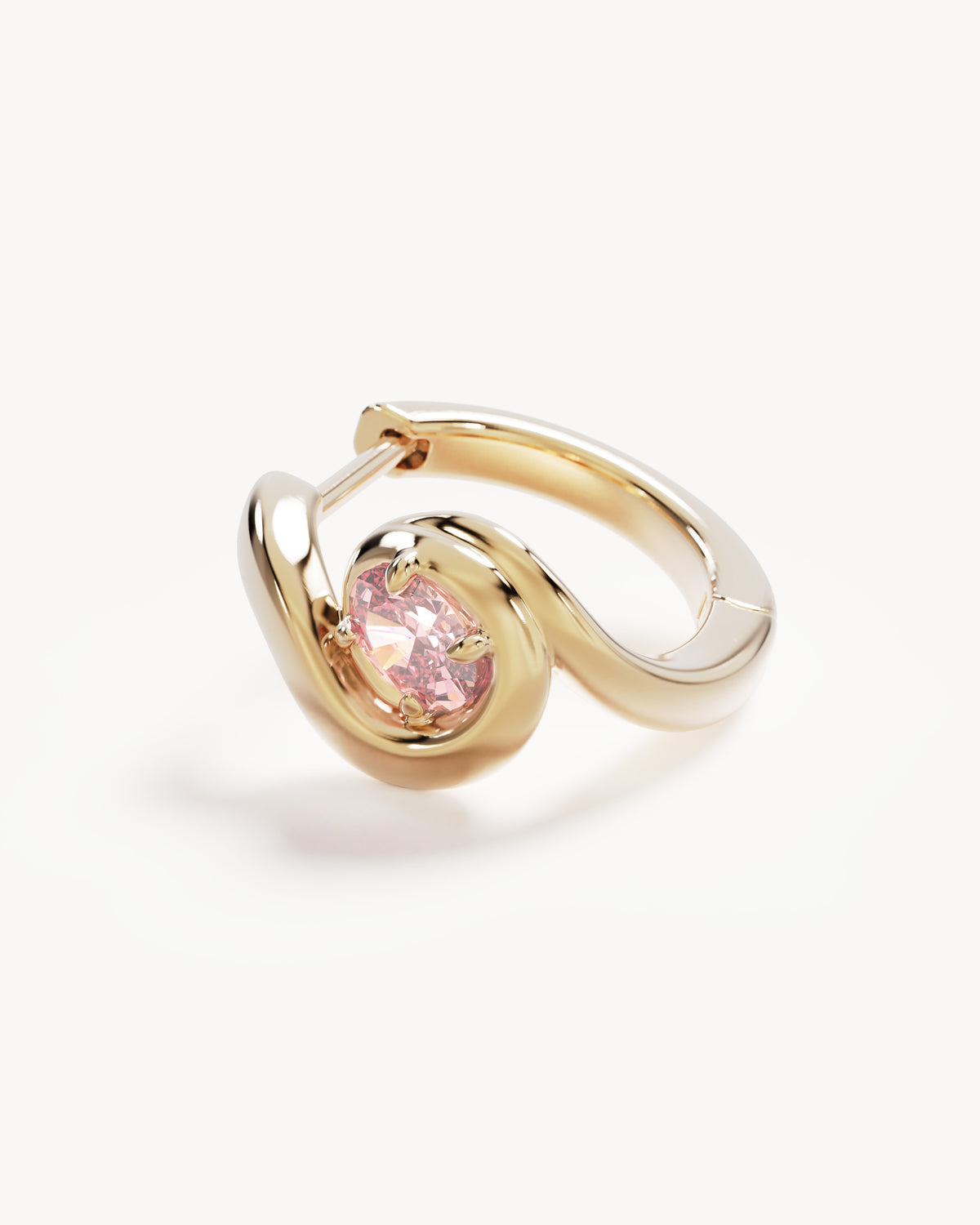 18k Gold Vermeil Embrace Love Hoops