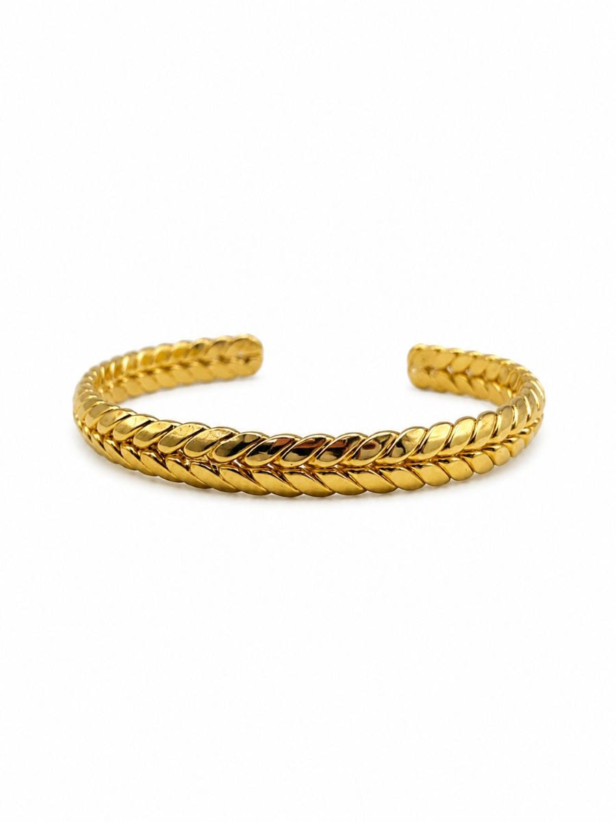 Gold Braided Cuff