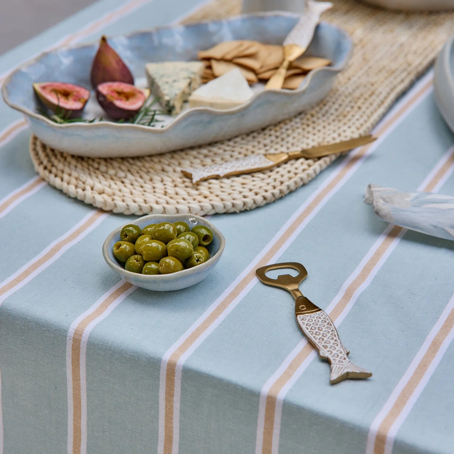 Seychelles Brass Fish Bottle Opener - Roma Gift & Gourmet