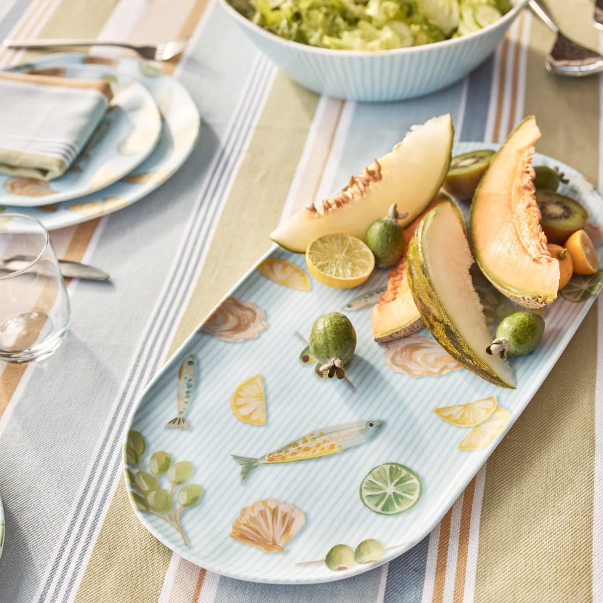 Aperitivo Oval Platter Melamine