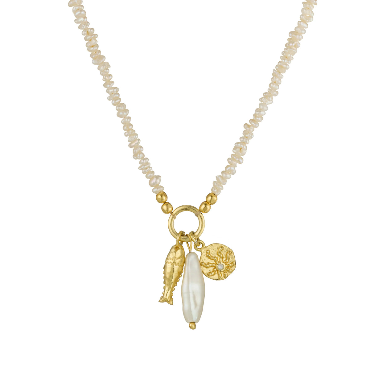 Of the Sea Keshi Pearl Necklace