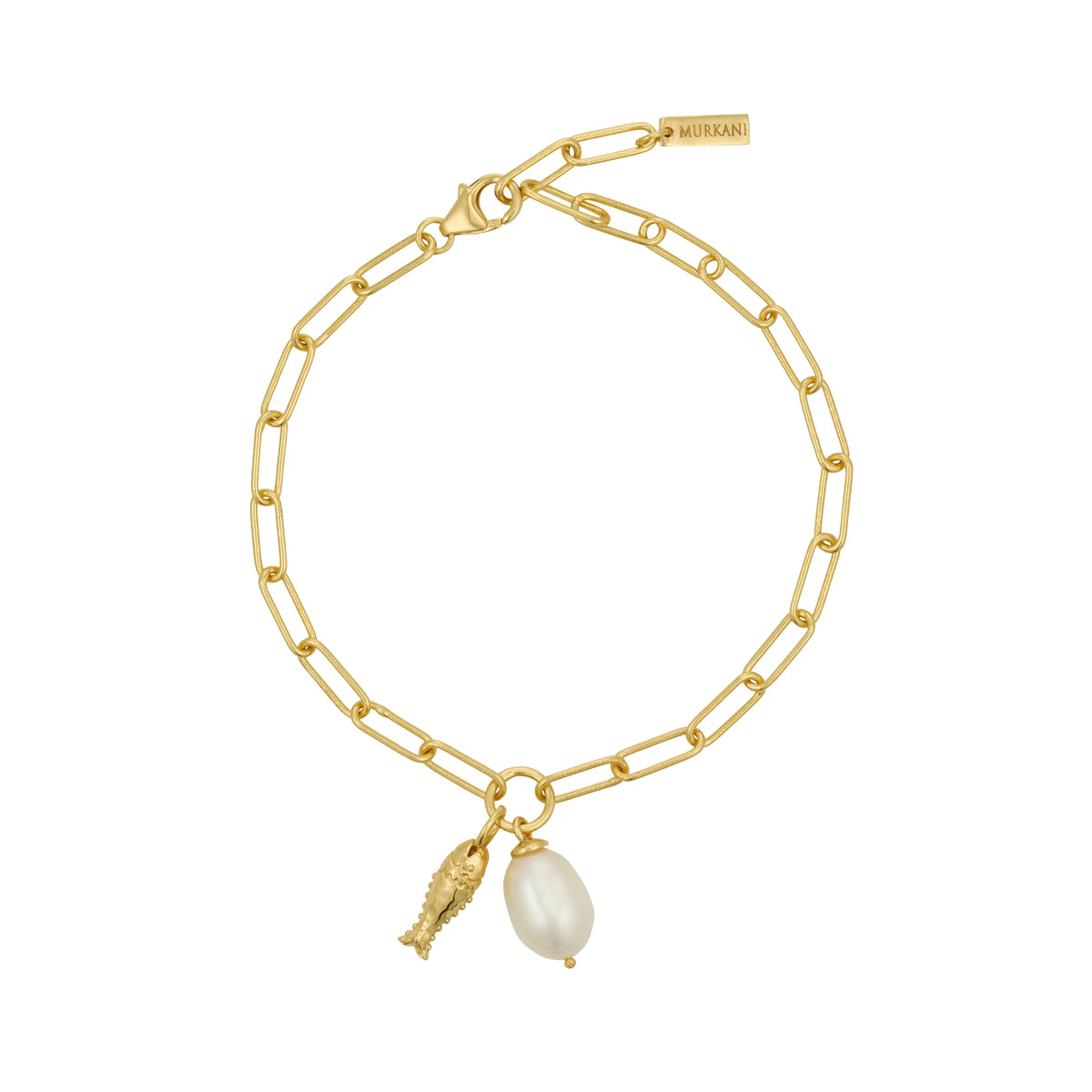 Of the Sea Fish and Pearl Bracelet