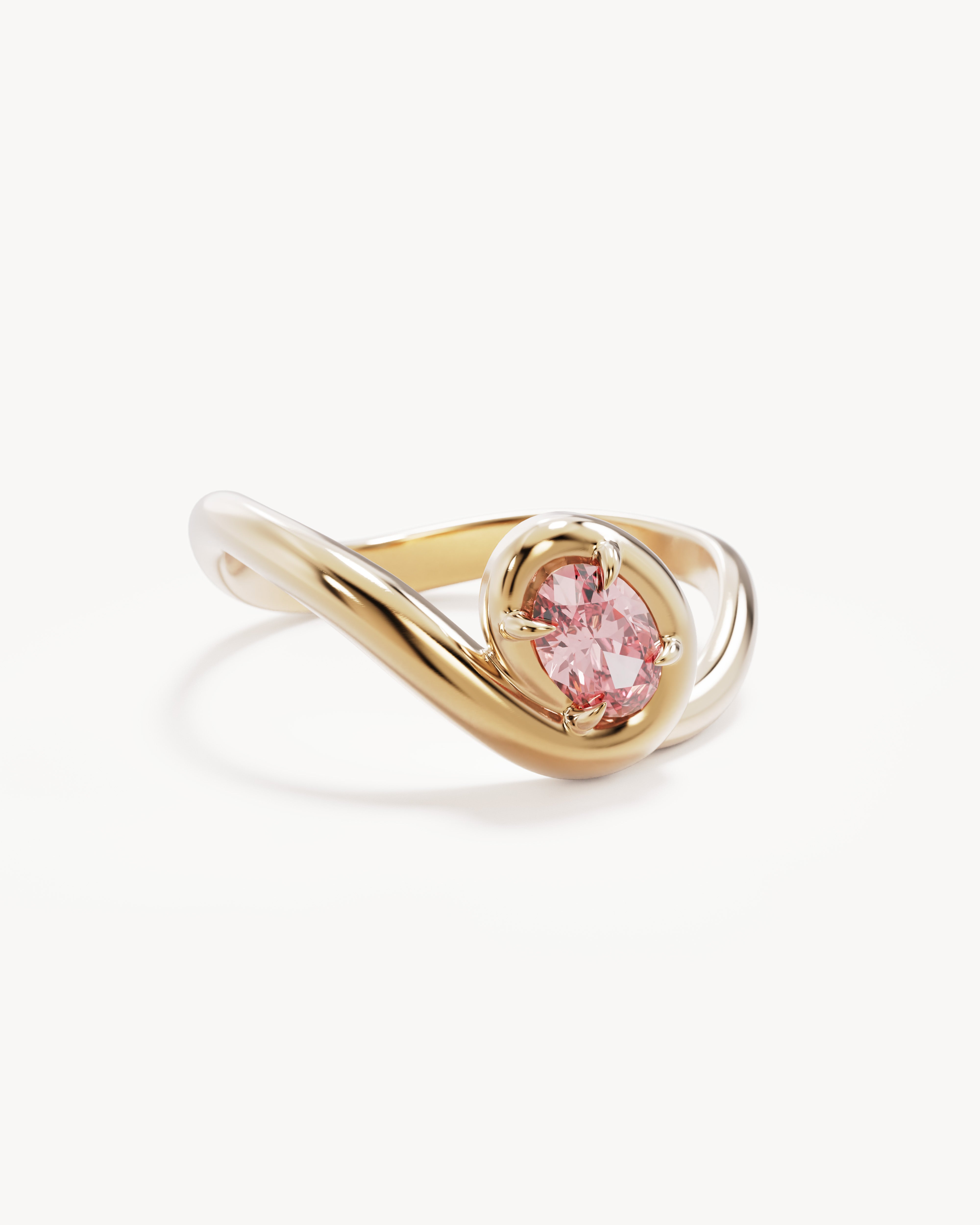18k Gold Vermeil Embrace Love Ring