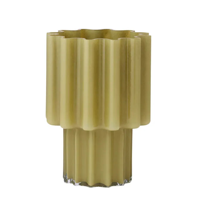 Selena Glass Vase - Green