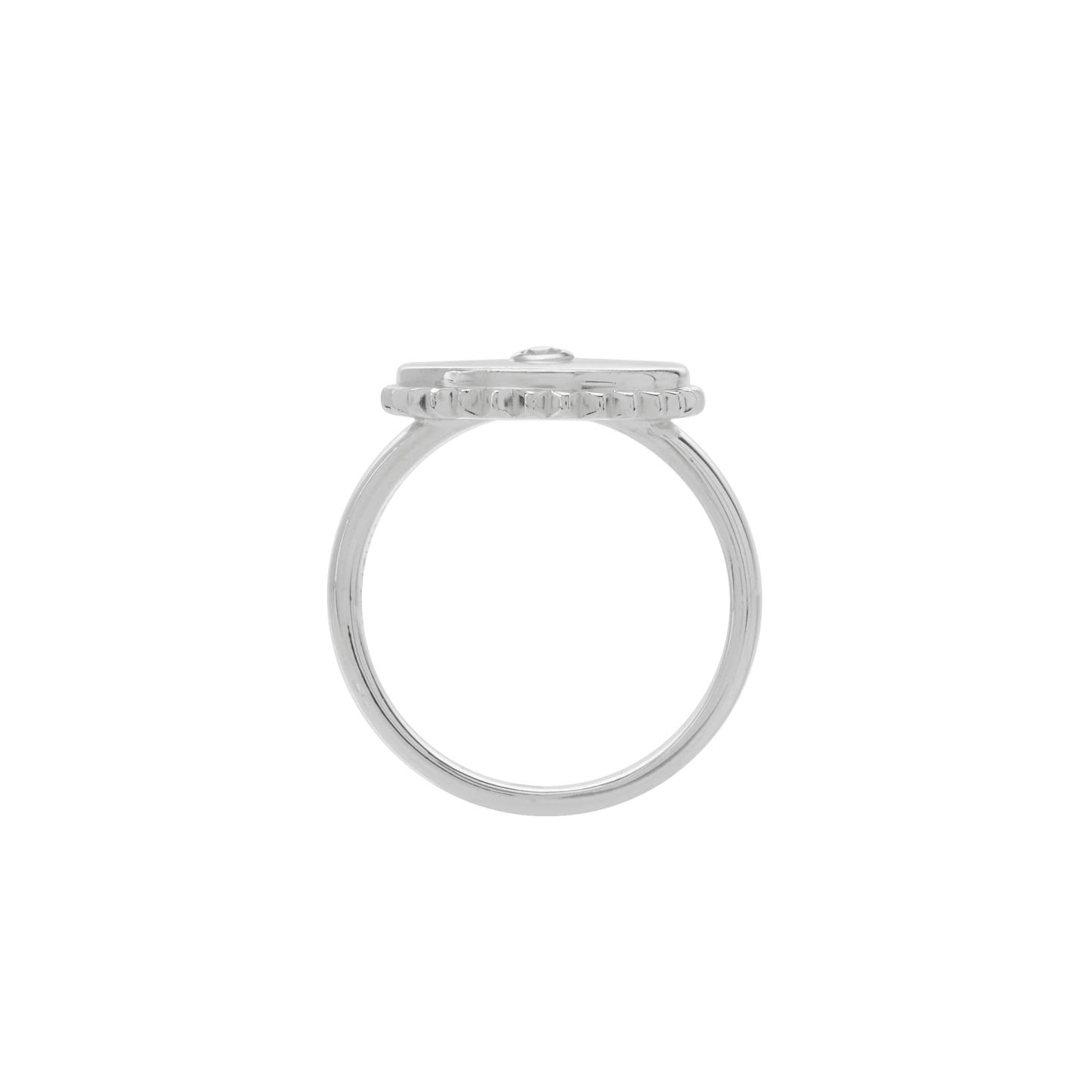 Halcyon Shield Ring Sterling Silver