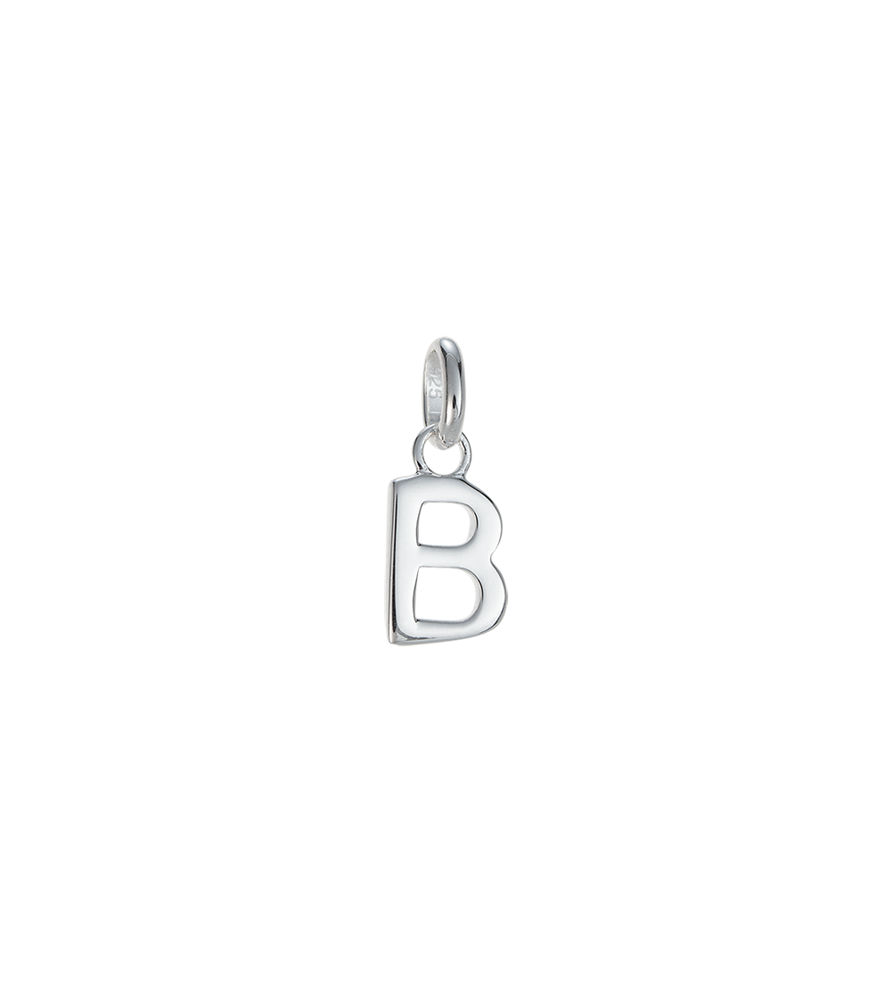 B - OUTLINE INITIAL (STERLING SILVER) - Roma Gift & Gourmet