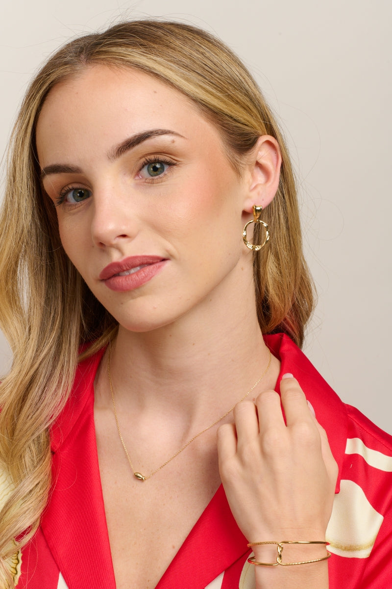 Gold Sutton Earring - Roma Gift & Gourmet