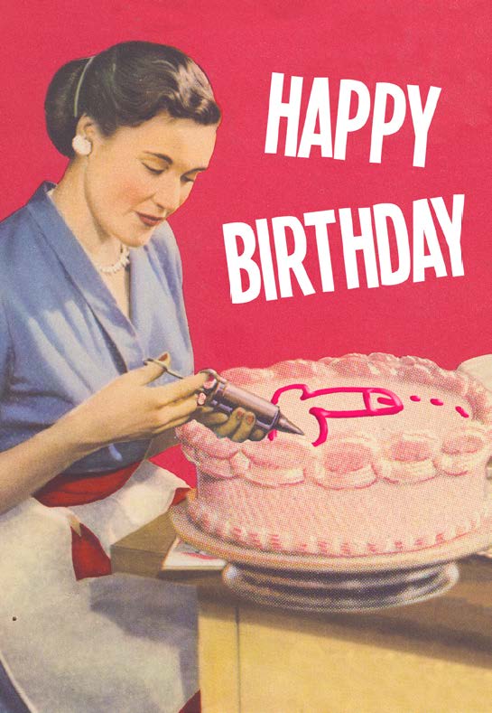 Happy Birthday Penis Card