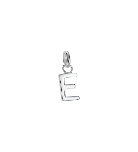 E - OUTLINE INITIAL (STERLING SILVER) - Roma Gift & Gourmet