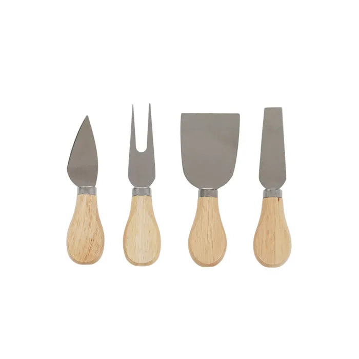 Earl Set 4 Wood Cheese Knives