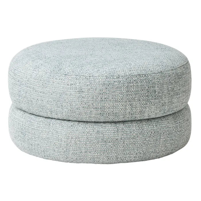 Bianca Armchair and Ottoman - Denim/White