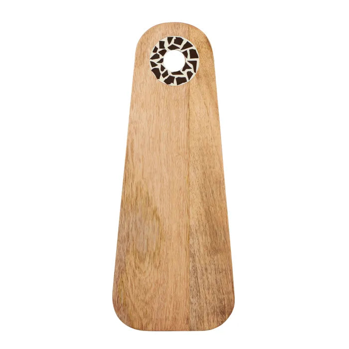 Bailey Wood Serving Board - Cocoa - Roma Gift & Gourmet