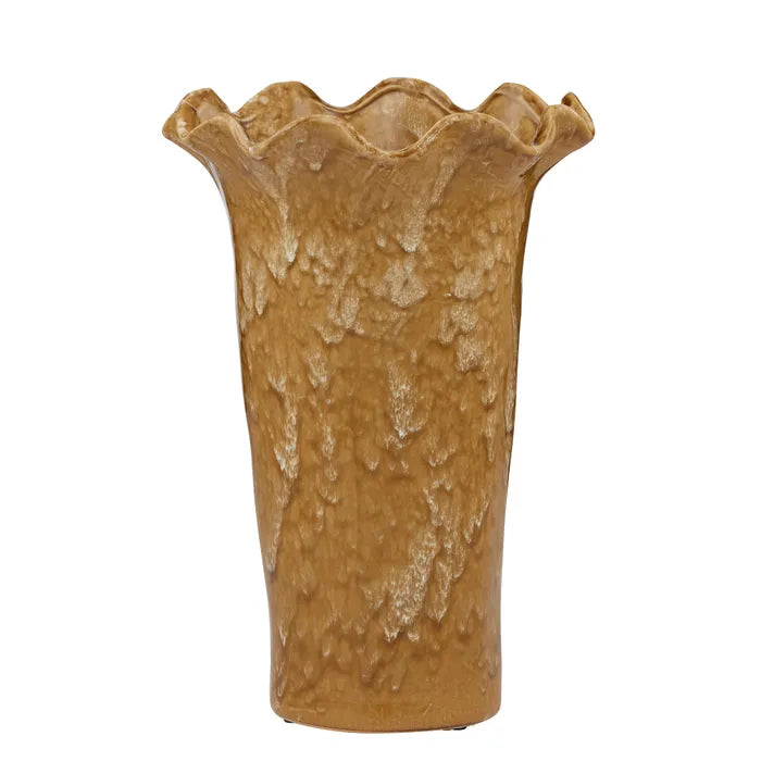Seth Ceramic Vase - Mustard