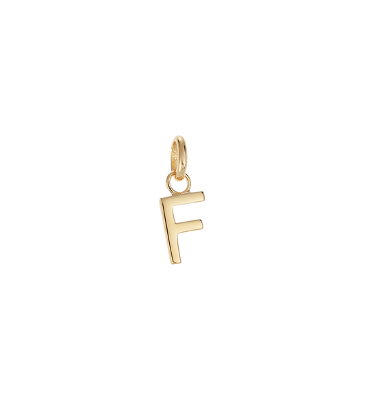 F - OUTLINE INITIAL (18K GOLD VERMEIL) - Roma Gift & Gourmet