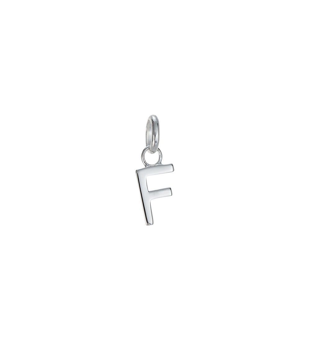 F - OUTLINE INITIAL (STERLING SILVER) - Roma Gift & Gourmet