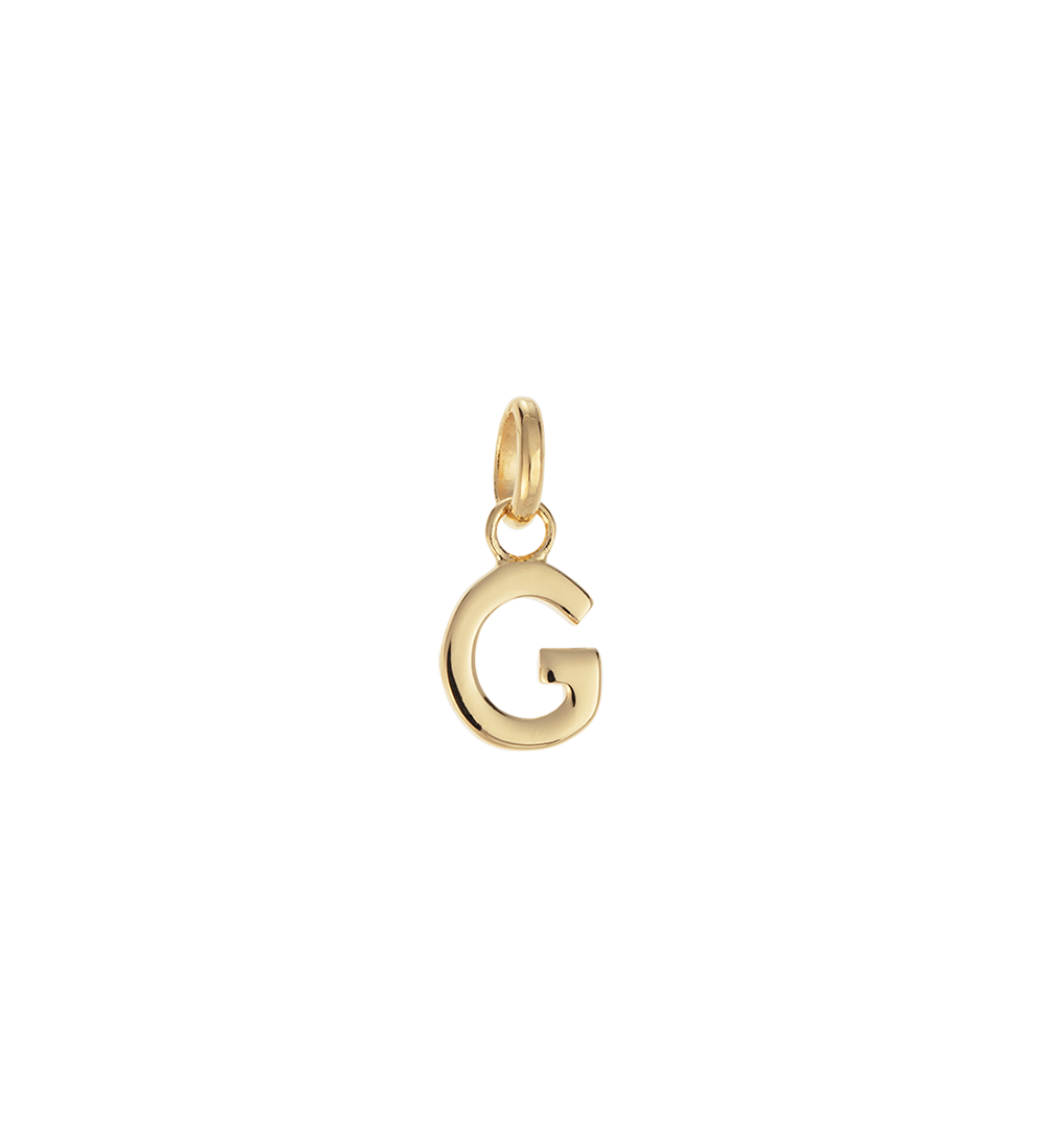 G - OUTLINE INITIAL (18K GOLD VERMEIL) - Roma Gift & Gourmet