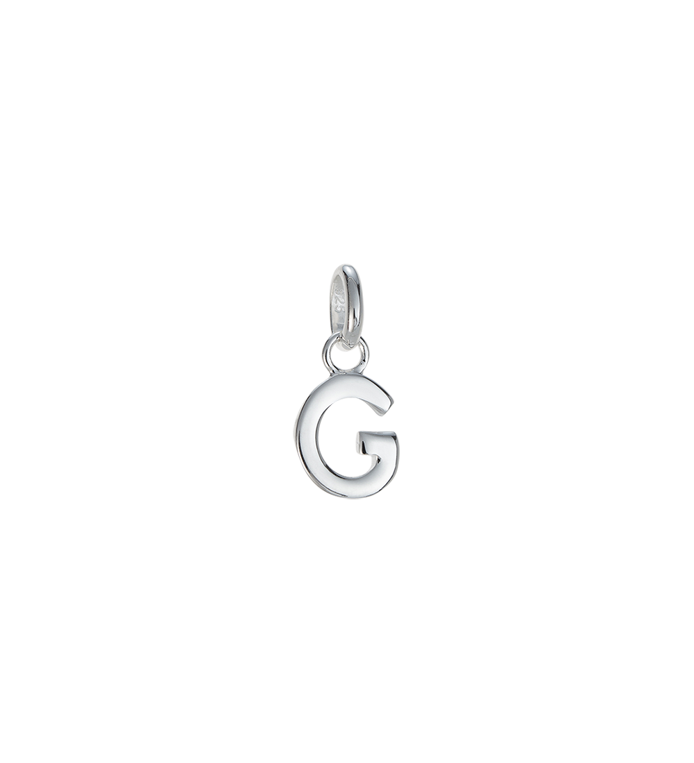 G - OUTLINE INITIAL (STERLING SILVER) - Roma Gift & Gourmet