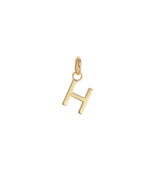 H - OUTLINE INITIAL (18K GOLD VERMEIL) - Roma Gift & Gourmet