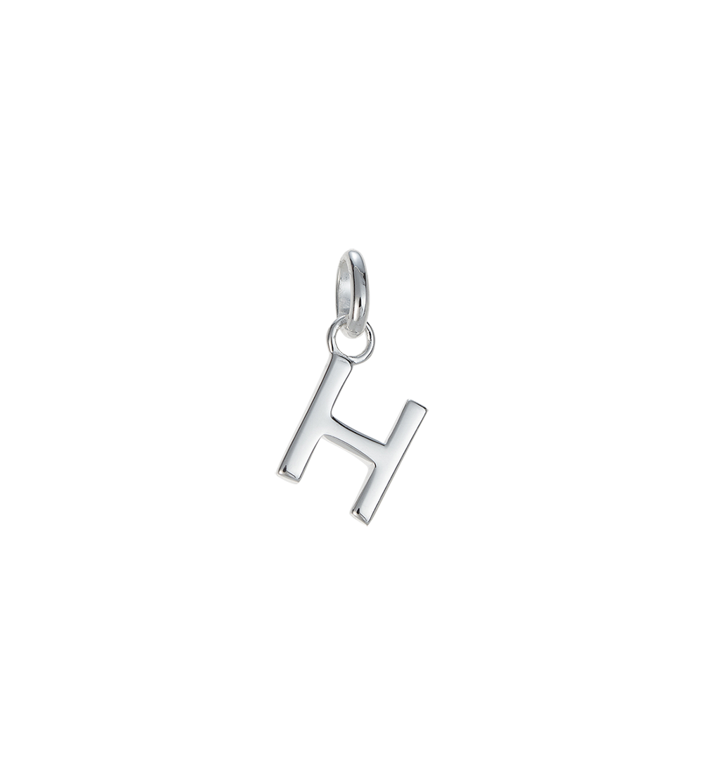 H - OUTLINE INITIAL (STERLING SILVER) - Roma Gift & Gourmet