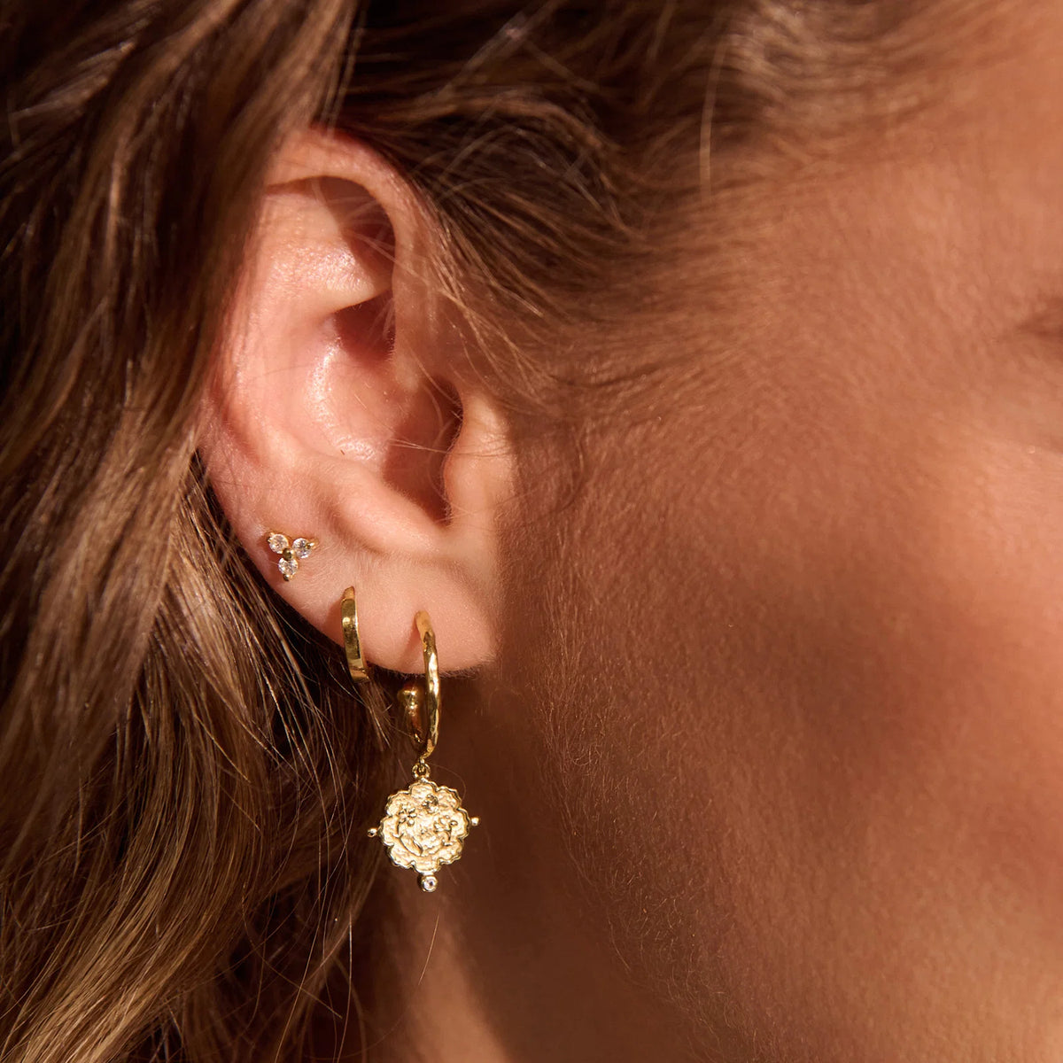 Loved Always Hoop Earring