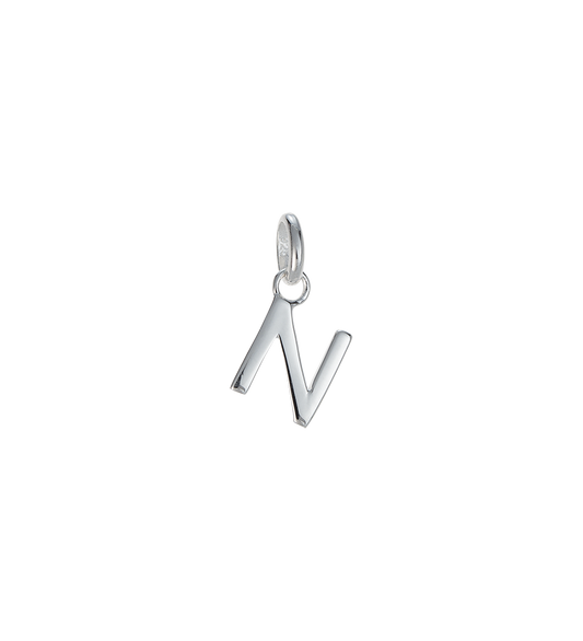 N - OUTLINE INITIAL (STERLING SILVER) - Roma Gift & Gourmet