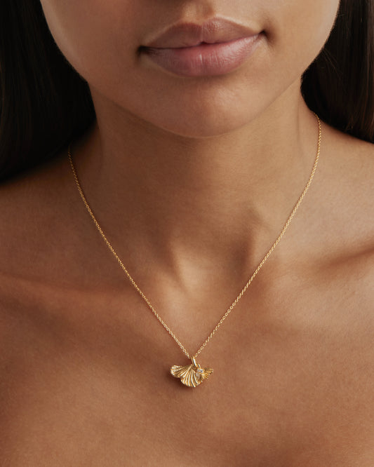 Gold Ocean Whisper Necklace