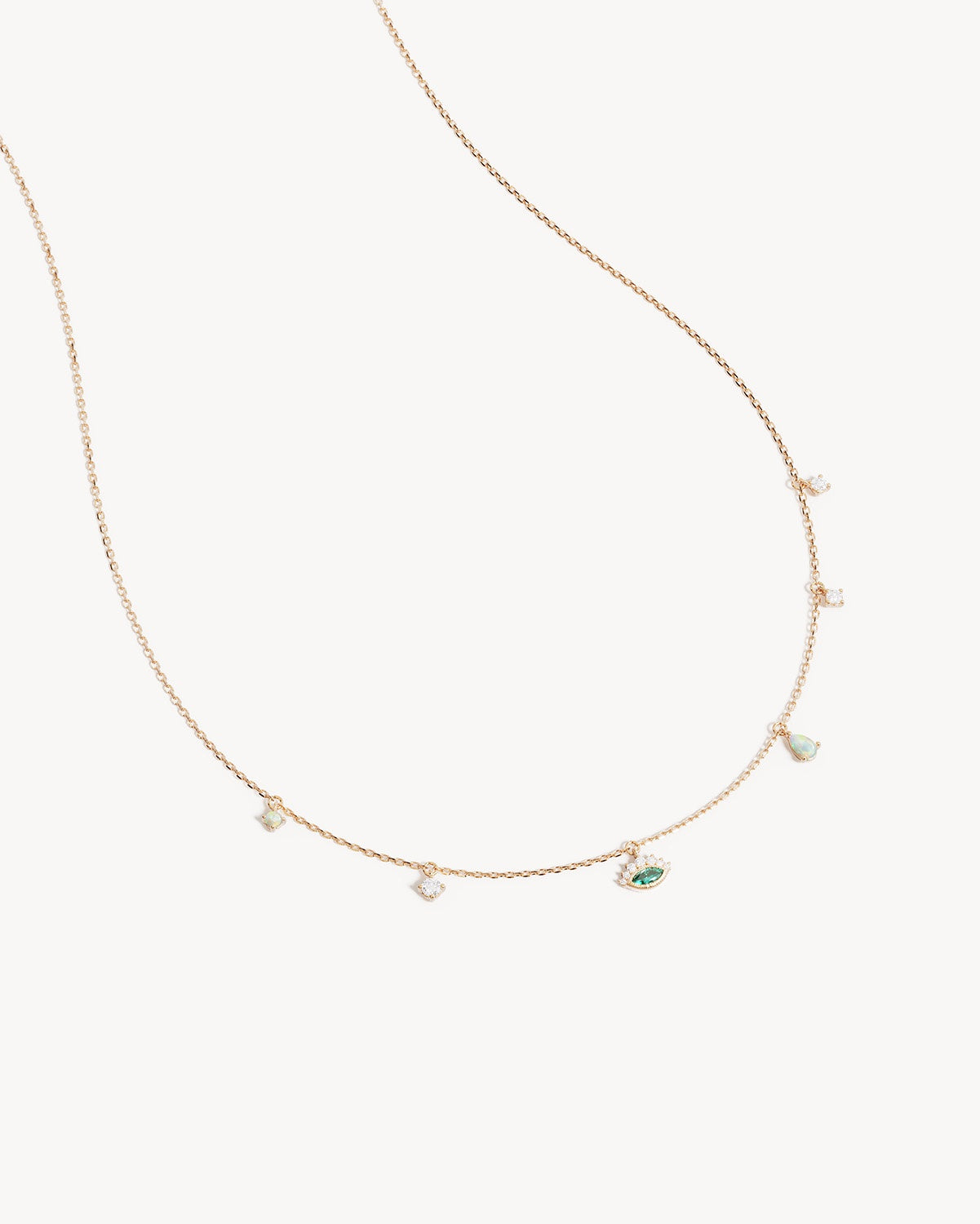 Hope and Protection Necklace - 18k Gold Vermeil - Roma Gift & Gourmet