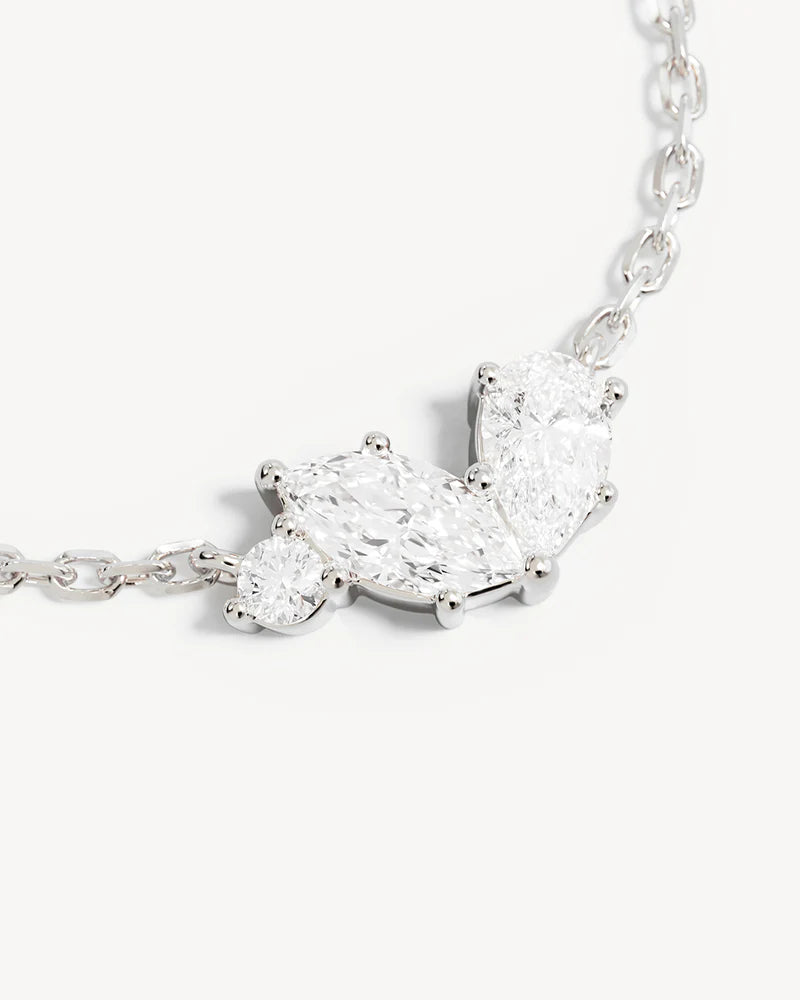 Crystal Wings Necklace - Sterling Silver - Roma Gift & Gourmet