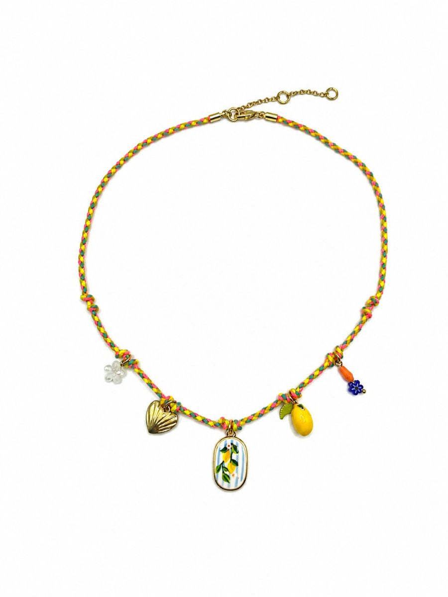 Rope Summer Charm Necklace