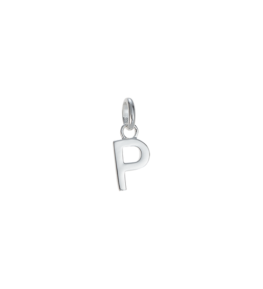 P - OUTLINE INITIAL (STERLING SILVER) - Roma Gift & Gourmet